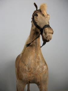 Victorian Pony Skin Rocking Horse